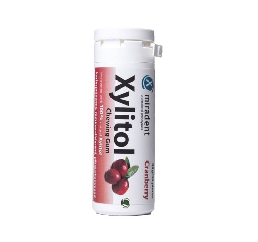CHICLES DE ARANDANOS CON XYLITOL MIRADENT