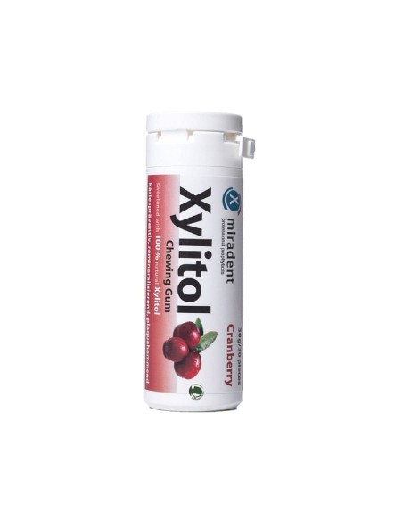 CHICLES DE ARANDANOS CON XYLITOL MIRADENT