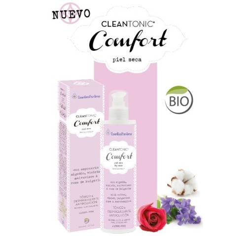 LIMPIADORA FACIAL BIO CLEANTONIC COMFORT PIEL SECA  ESENTIAL AROMS