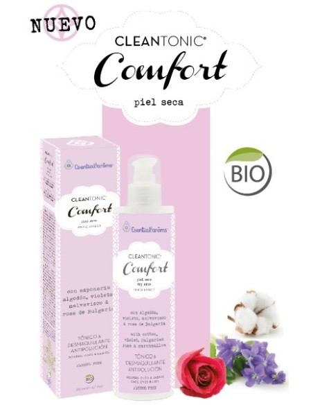 LIMPIADORA FACIAL BIO CLEANTONIC COMFORT PIEL SECA  ESENTIAL AROMS