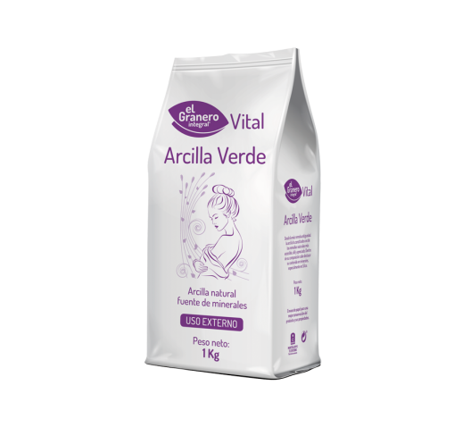 ARCILLA VERDE 1kg EL GRANERO