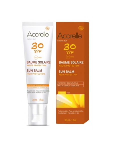 GEL PROTECTOR SOLAR CARA BIO 30SPF ACORELLE