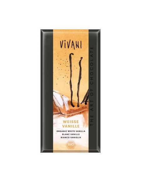 CHOCOLATE BLANCO VAINILLA 100 GR ECOLÓGICO VIVANI