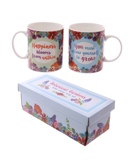 SET DE 2 TAZAS DESAYUNO "BOTANICAL GARDENS"
