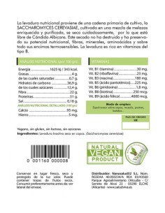 LEVADURA NUTRICIONAL  SALUDVIVA 2