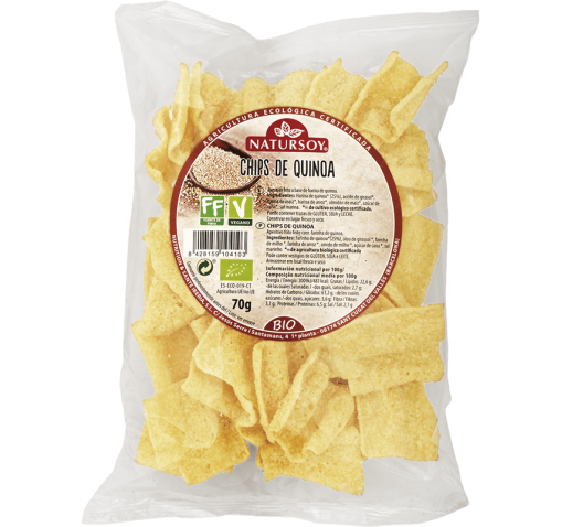 CHIPS DE QUINOA BIO NATURSOY
