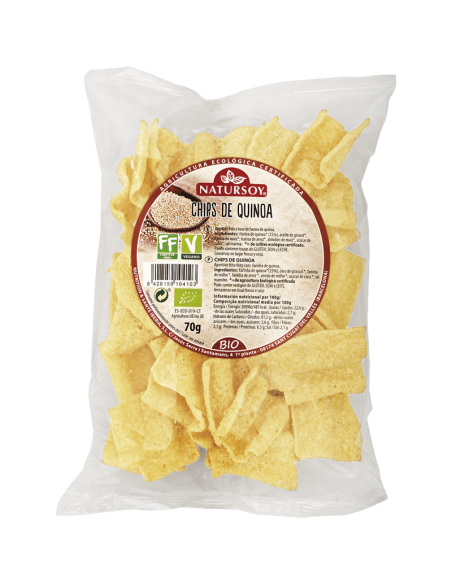 CHIPS DE QUINOA BIO NATURSOY