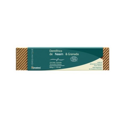 DENTÍFRICO NEEM Y GRANADA HIMALAYA
