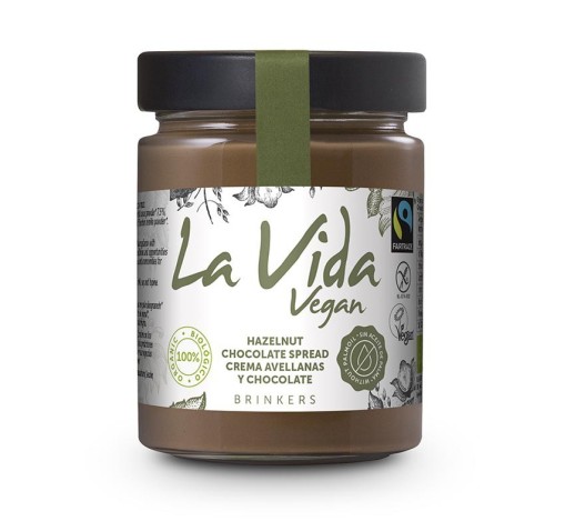 CREMA DE AVELLANAS Y CACAO LA VIDA VEGAN