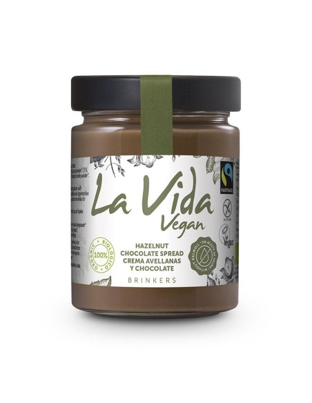 CREMA DE AVELLANAS Y CACAO LA VIDA VEGAN