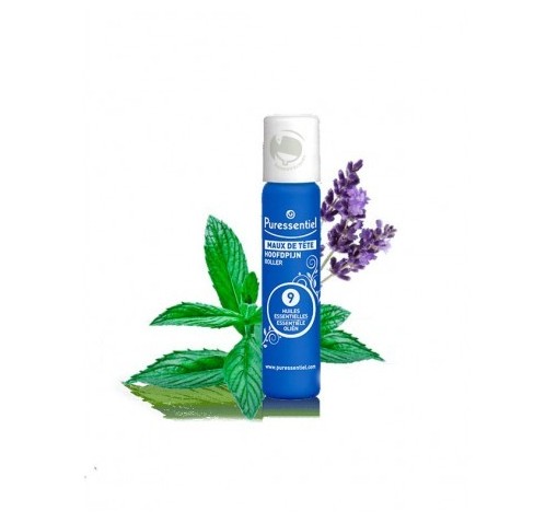 ROLLER SOS CABEZA CON 9 ACEITES ESENCIALES PURE ESSENTIAL