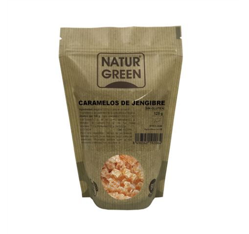 CARAMELOS DE JENGIBRE BIO NATURGREEN