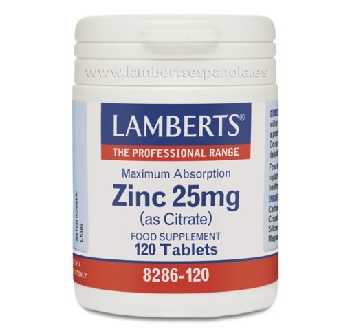 ZINC 25mg LAMBERTS