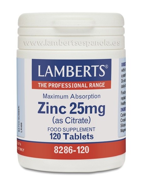 ZINC 25mg LAMBERTS