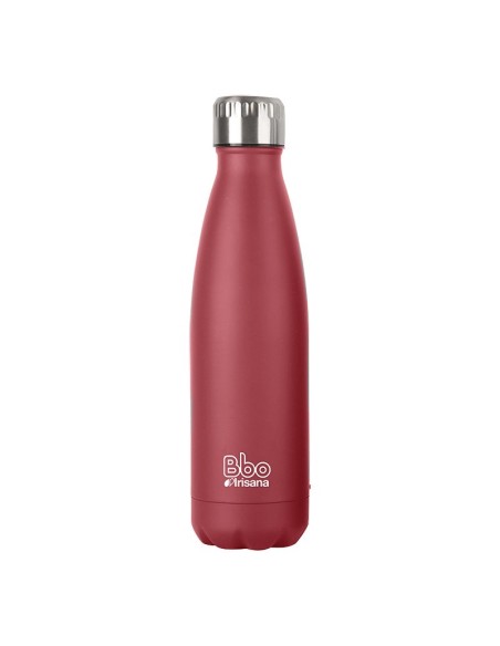 BOTELLA REUTILIZABLE DE ACERO INOXIDABLE 750ml ROJO