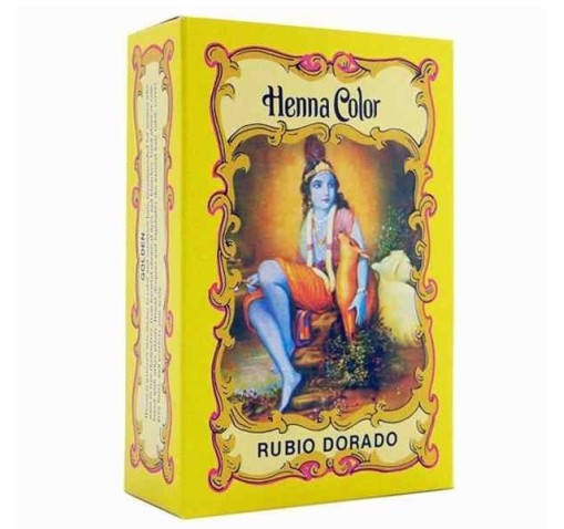 HENNA COLOR RUBIO DORADO ECO 100g RADHE SHYAM