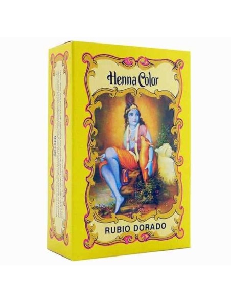 HENNA COLOR RUBIO DORADO ECO 100g RADHE SHYAM