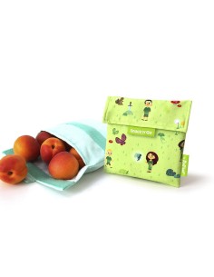 PORTA SNACK KIDS - GREEN-  ROLL EAT