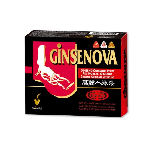 GINSENGNOVA - GINSENG COREANO ROJO - NOVADIET