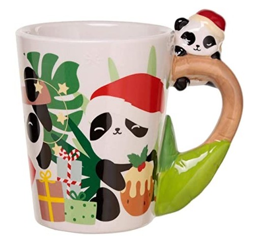 TAZA OSO PANDA EN NAVIDAD