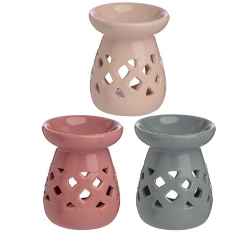 QUEMADOR DE ACEITE DE CERAMICA ENREJADO