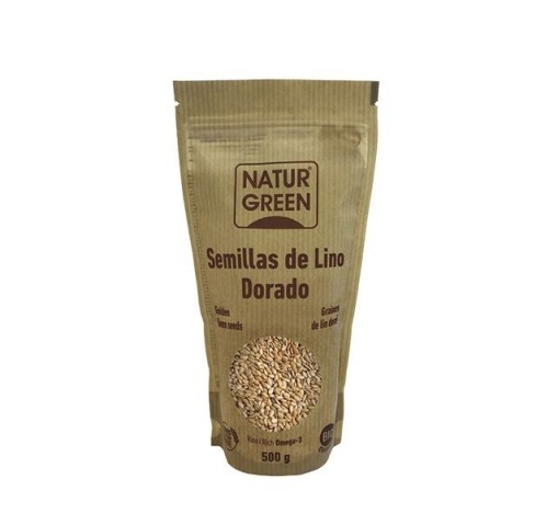 LINO DORADO ECOLÓGICO TUBIO SIN GLUTEN 500 GR NATURGREEN