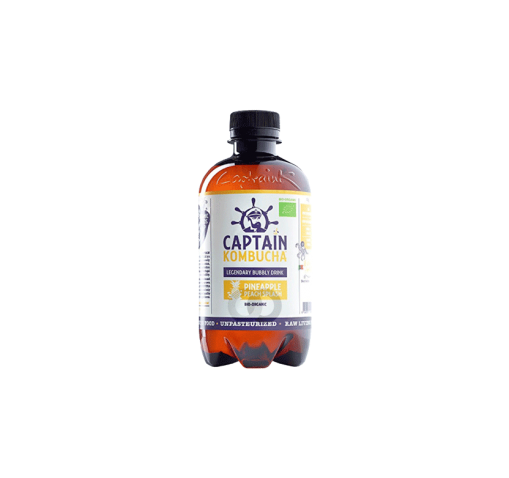 KOMBUCHA PIÑA MELOCOTÓN CAPTAIN