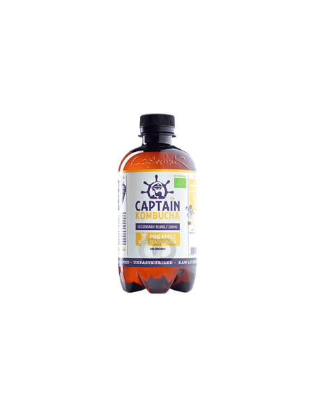 KOMBUCHA PIÑA MELOCOTÓN CAPTAIN