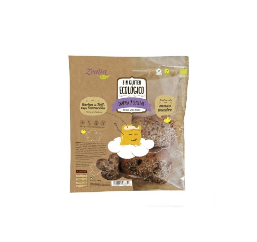 CHAPATA 7 SEMILLAS SIN GLUTEN Y ECOLÓGICO - ZEALIA