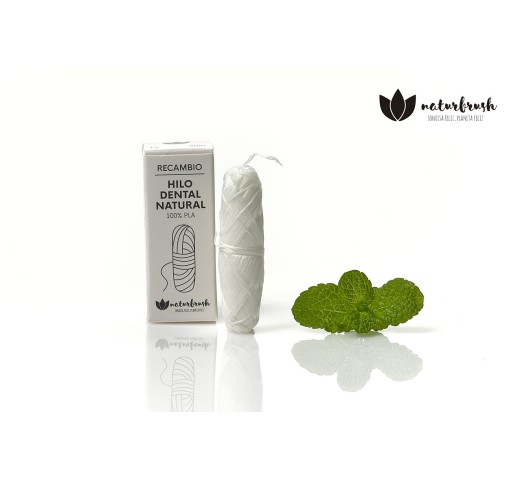 HILO DENTAL NATURBRUSH  RECAMBIO BOBINA 30 M