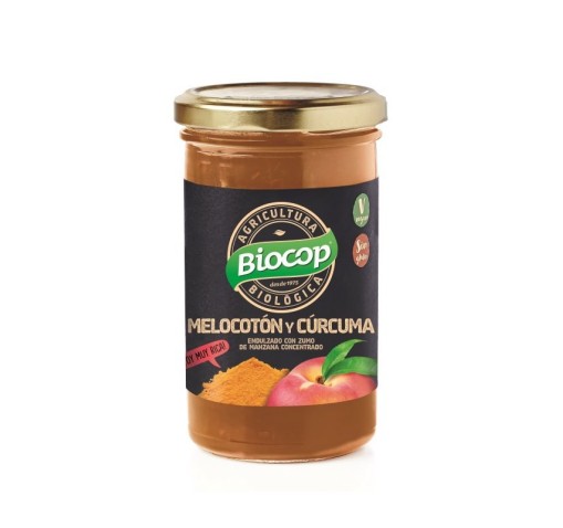 COMPOTA DE MELOCOTÓN Y CÚRCUMA - BIOCOP