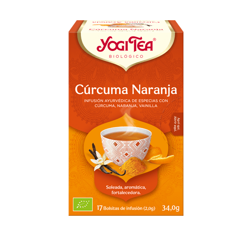 Infusión Cúrcuma Naranja - Yogi Tea