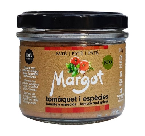 Paté de Tomate y especias Bio Margot
