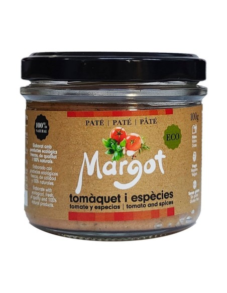 Paté de Tomate y especias Bio Margot