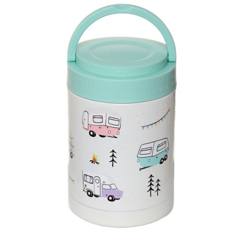TERMO DE ACERO INOXIDABLE PARA COMIDA "CARAVANAS"