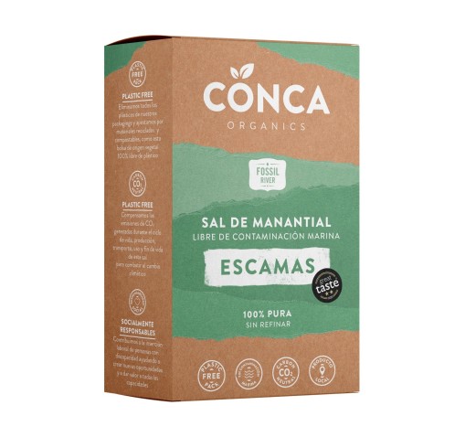 Sal de manantial escamas Conca