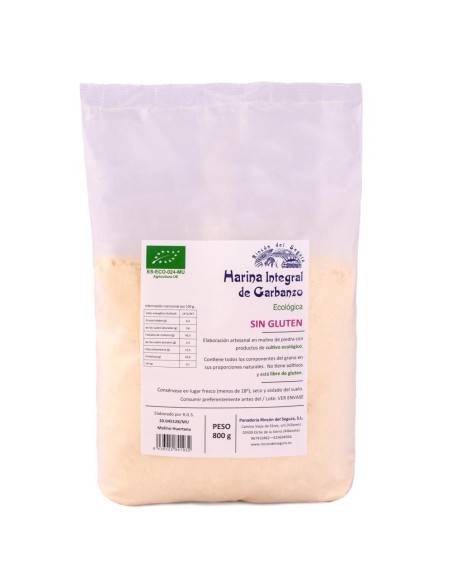 Harina integral de Garbanzo - Rincón del Segura