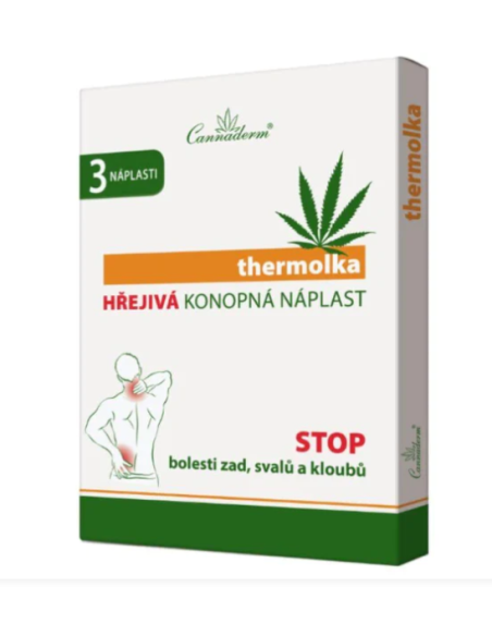 PARCHES THERMOLKA con Cáñamo - Calor  - Cannaderm