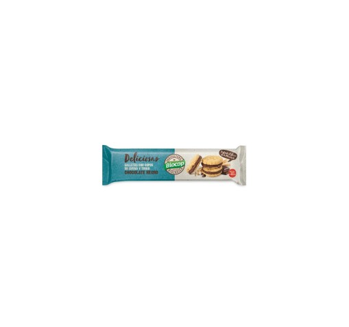 Galletas deliciosa copos avena y trigo Chocolate negro Biocop