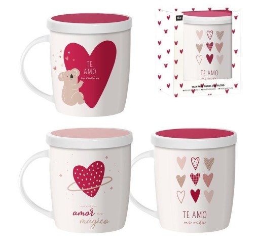 Taza con filtro - Te amo