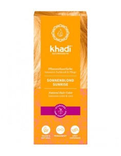 Tinte Henna  Rubio Miel Amanecer - Khadi