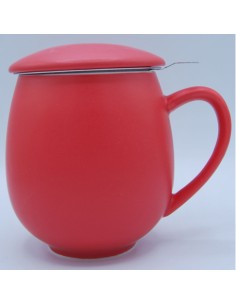 Taza con filtro Zaara roja