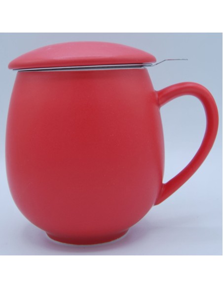 Taza con filtro Zaara roja