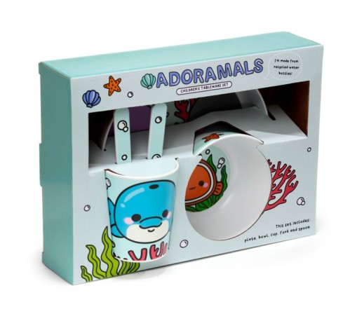 Set Vajilla Infantil Adoramals