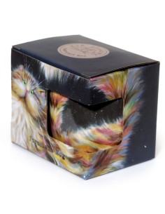 Taza de porcelana - Gato Arcoiris 2