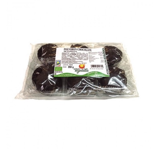Polvorón de espelta bio recubierto de chocolate Vegetalia