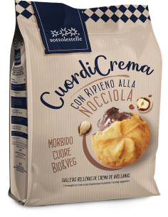 Galletas rellenas de crema de avellana Sottolestelle