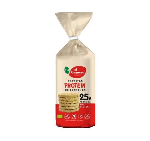 Tortitas Protein de lentejas Granero Integral