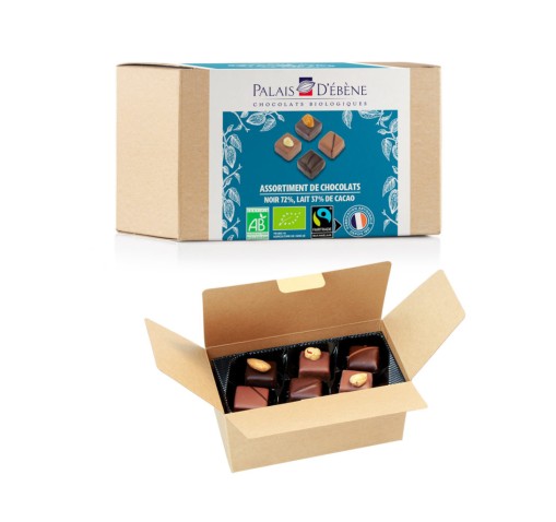 SURTIDO DE BOMBONES CHOCOLATE NEGRO & LECHE - PALAIS D´EBENE