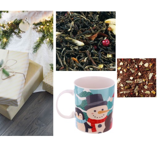 ECO-CAJA 10 REGALO TAZA NAVIDAD CON DOS INFUSIONES